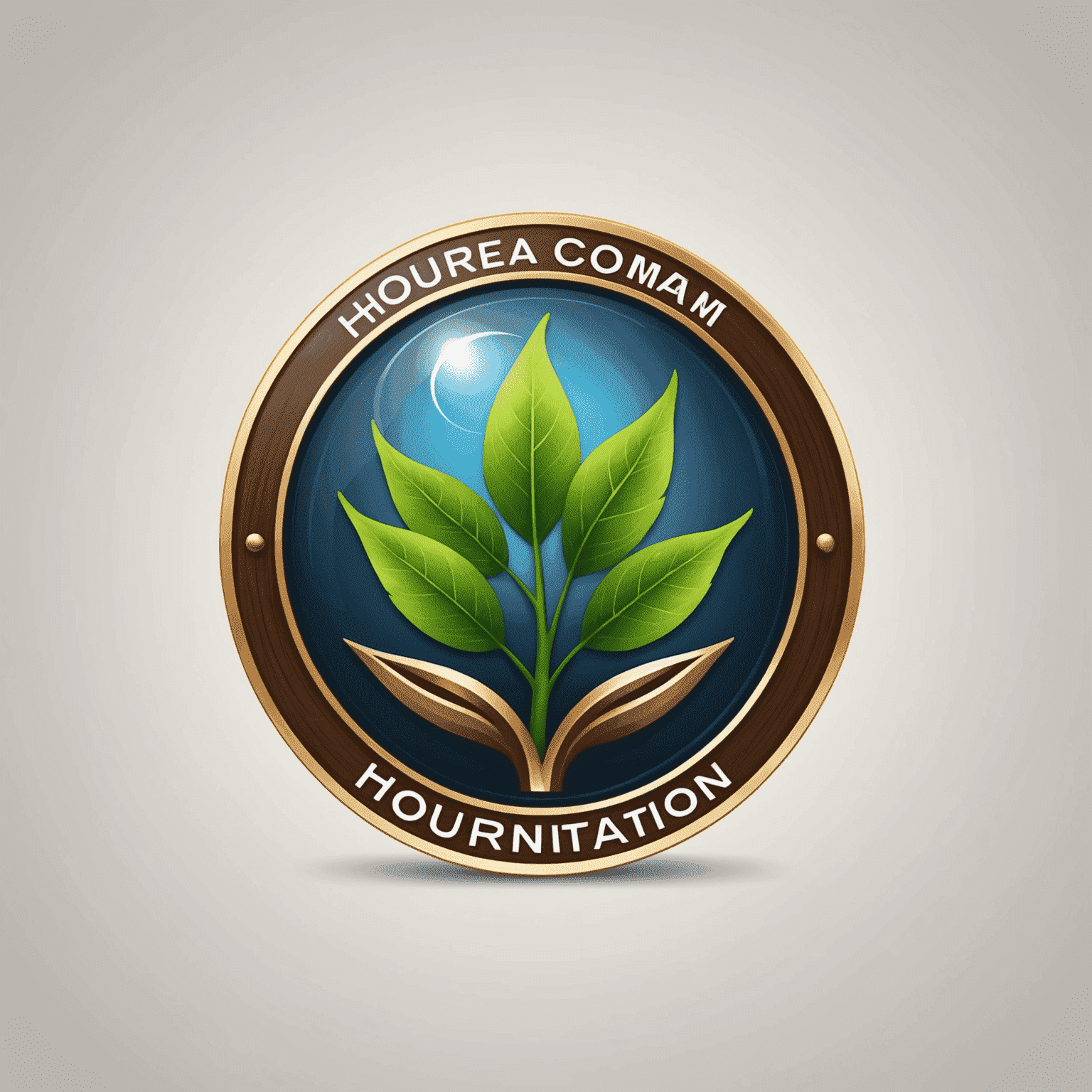 Logo hourned_com reprezentând o platformă de donații transparente